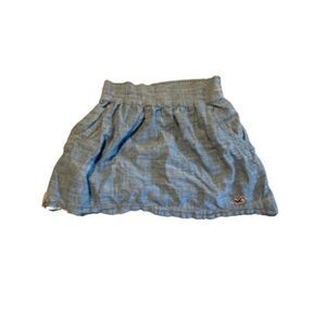 Hollister‎ A-Line Mini Skirt - Denim Blue Color - Size Small